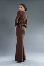 Dress nombre 770<br> Brown chocolate