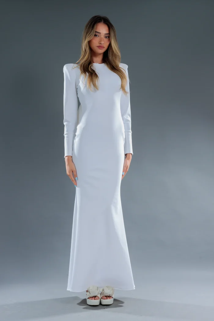 ⁦Dress nombre 770 <br> white⁩ – תמונה ⁦2⁩