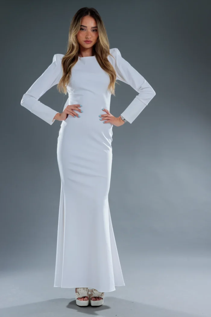 ⁦Dress nombre 770 <br> white⁩ – תמונה ⁦1⁩