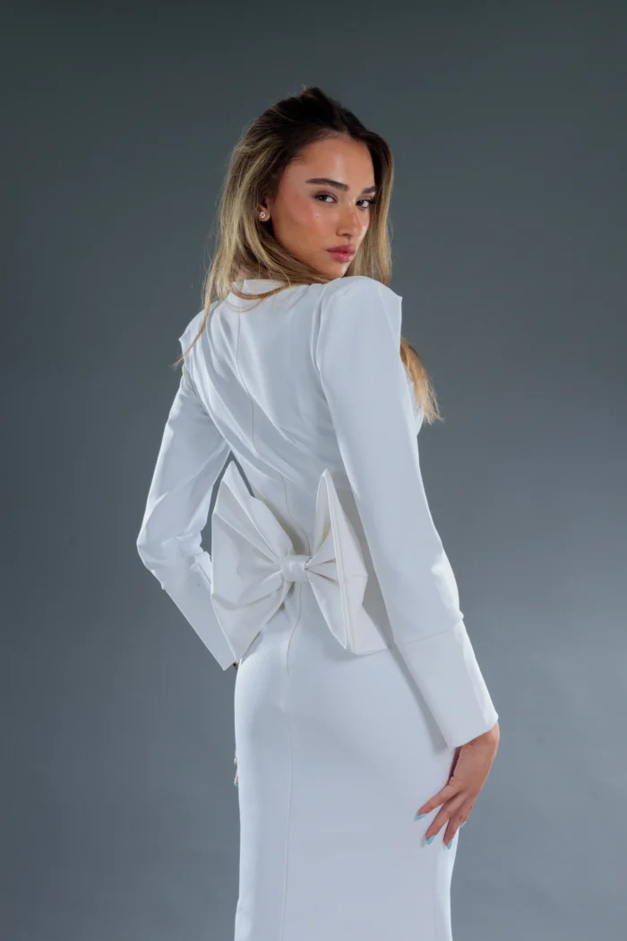 ⁦Dress nombre 770 <br> white⁩ – תמונה ⁦4⁩