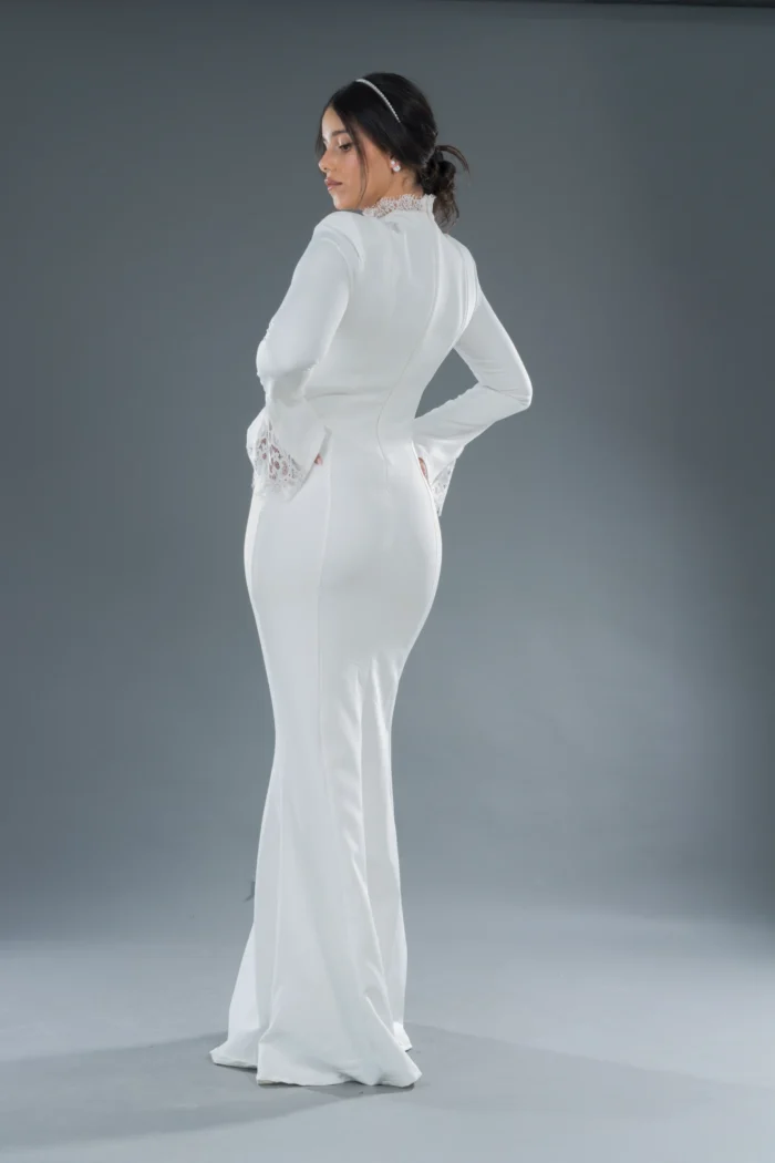 ⁦Dress nombre 775 <br> white⁩ – תמונה ⁦1⁩