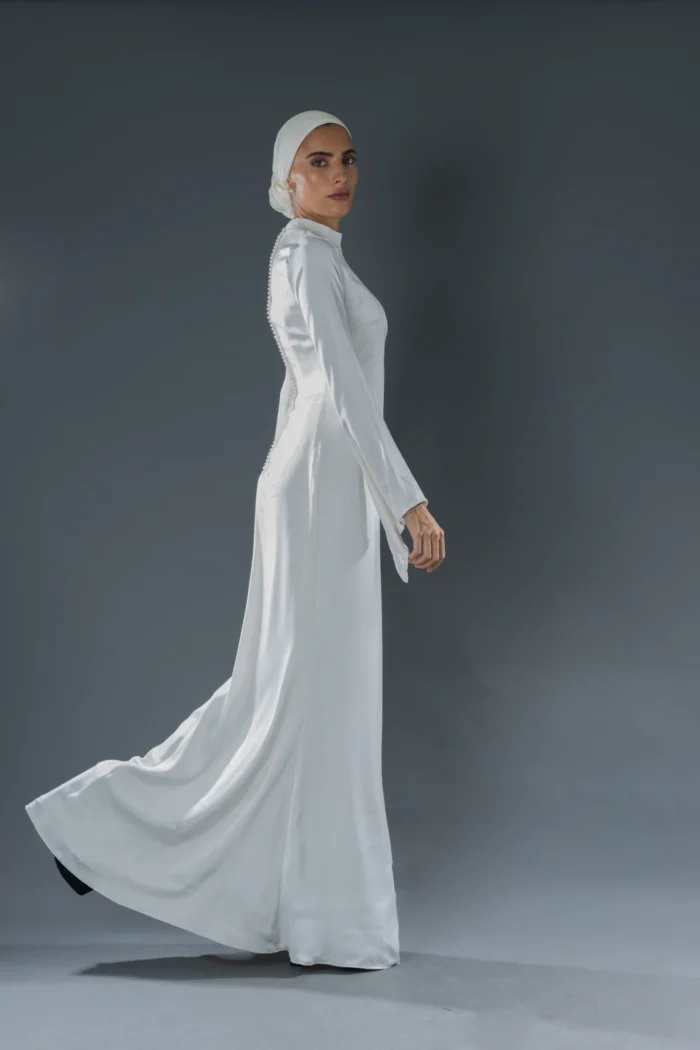 ⁦Dress nombre 773 <br> white⁩ – תמונה ⁦2⁩