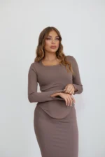 ⁦Milano suit taupe⁩ – תמונה ⁦3⁩