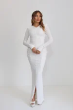 ⁦Luna dress white⁩ – תמונה ⁦3⁩