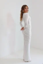 ⁦Luna dress white⁩ – תמונה ⁦2⁩