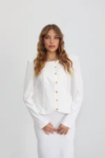 ⁦Boutonne suit white⁩ – תמונה ⁦3⁩