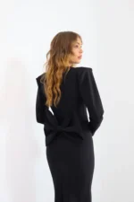 ⁦Fiocco dress black⁩ – תמונה ⁦3⁩