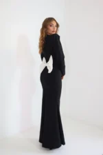 Fiocco dress black&white