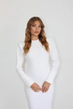 ⁦Fiocco dress white⁩ – תמונה ⁦3⁩