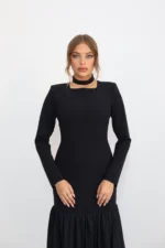 ⁦collier dress black⁩ – תמונה ⁦2⁩