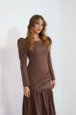 ⁦Princess dress brown⁩ – תמונה ⁦2⁩