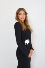 ⁦Fleur dress black⁩ – תמונה ⁦2⁩