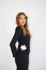 ⁦Fleur dress black⁩ – תמונה ⁦3⁩