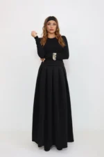 ⁦Noble skirt black⁩ – תמונה ⁦3⁩