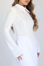 ⁦Daria dress white⁩ – תמונה ⁦2⁩