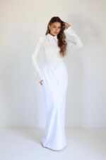 ⁦Daria dress white⁩ – תמונה ⁦3⁩