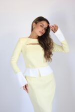 ⁦Kamila dress yellow⁩ – תמונה ⁦2⁩