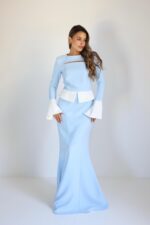 ⁦Kamila dress blue⁩ – תמונה ⁦3⁩