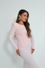 ⁦Louie dress pink⁩ – תמונה ⁦2⁩